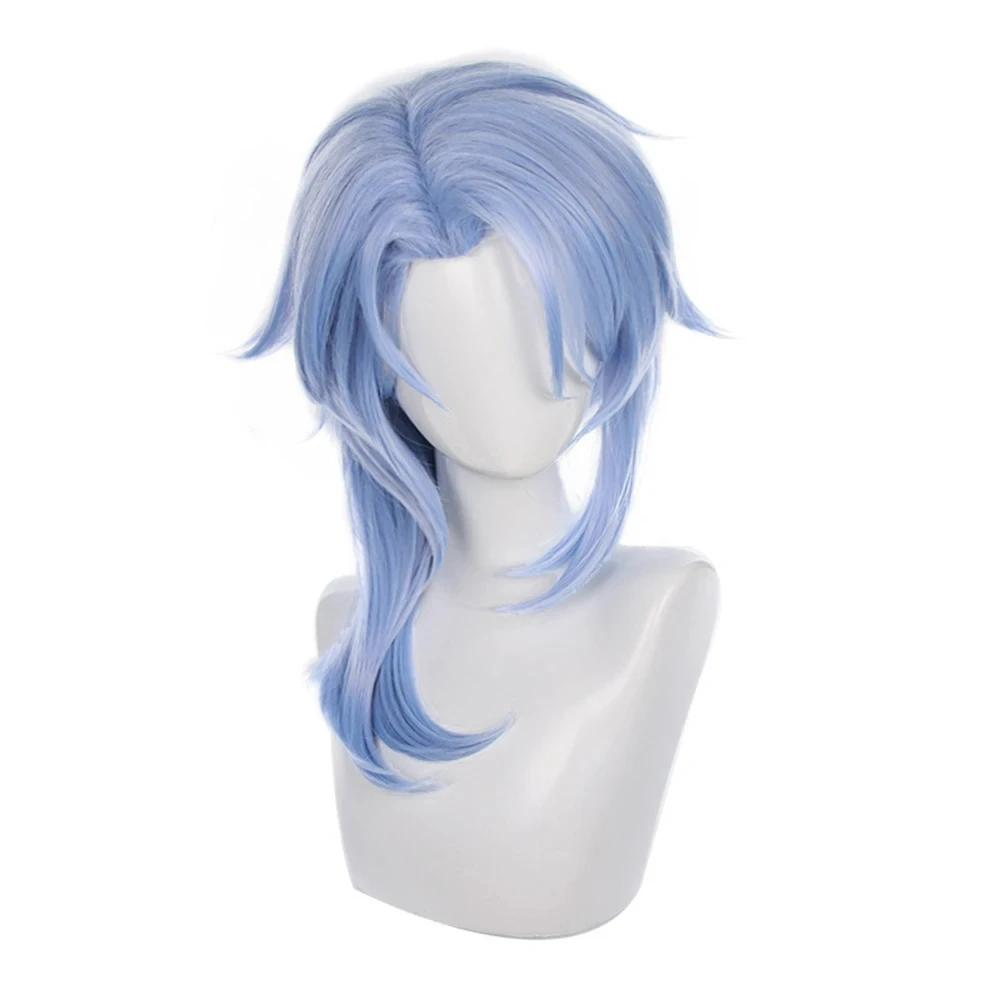 Game Genshin Impact Kamisato Ayato Cosplay Costume Wig Uniform Women Man Halloween Party  Suit Game Cos Clothing