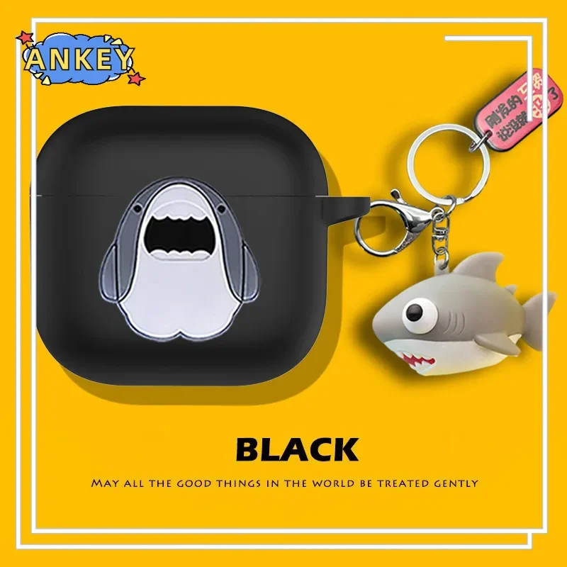 Case for Apple Airpods 4 Protective silicone Cute Cartoon Covers Bluetooth Earphone Shell Headphone Portable