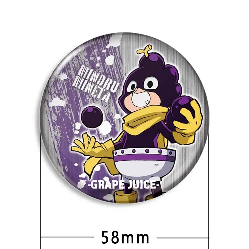 أنيمي ميدوريا إيزوكو باكوغو كاتسوكي شارة تودوروكي شوتو أوتشاكو أوراراكا الكرتون دبابيس الهدايا المستديرة دبابيس ظهره الديكور