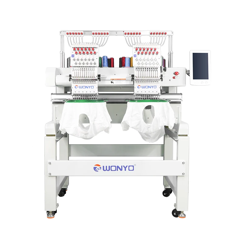 For WONYO Portable Single Head Computer Embroidery Machine Automatic Cap Embroidery Machine for Home Use Multi-Functional