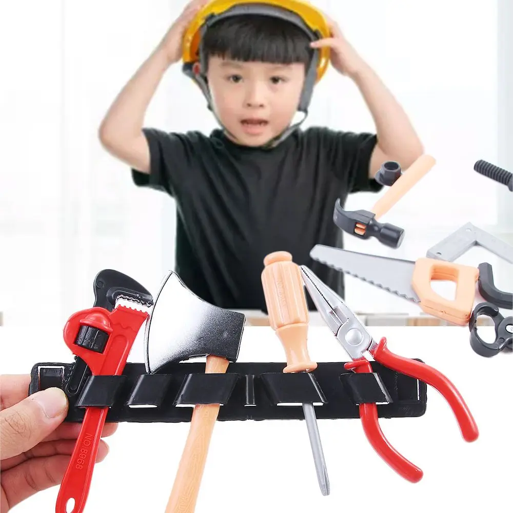 Juguetes educativos multifunción de plástico seguro, juego de simulación, herramientas de reparación, herramientas de mantenimiento para niños, juguetes