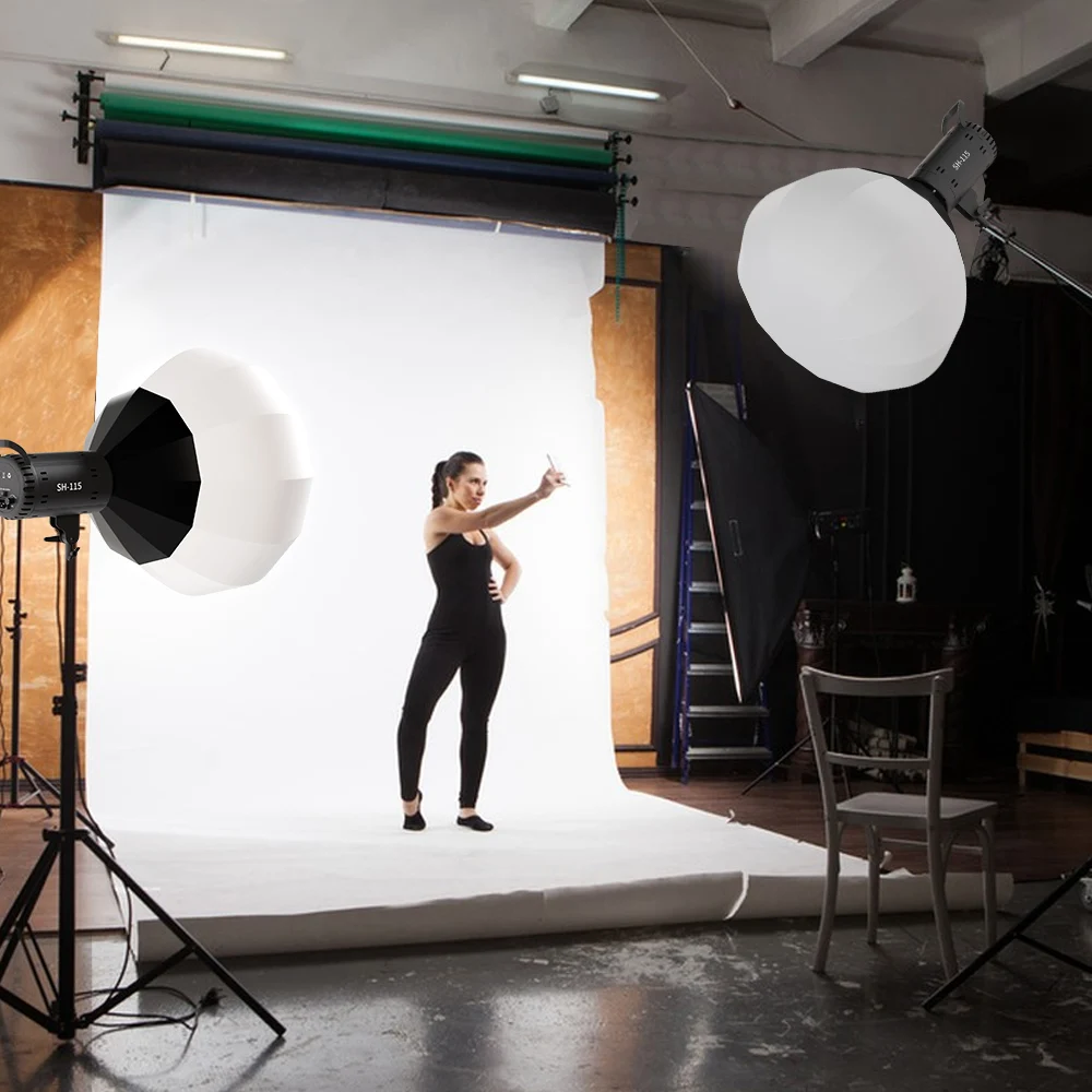 115 واط التصوير 8300CY ترقية 220 فولت LED الفيديو الضوئي بوينز ضوء النهار-مصباح التوازن صورة فلاش استوديو 3000-6000 كيلو يوتيوب لايف