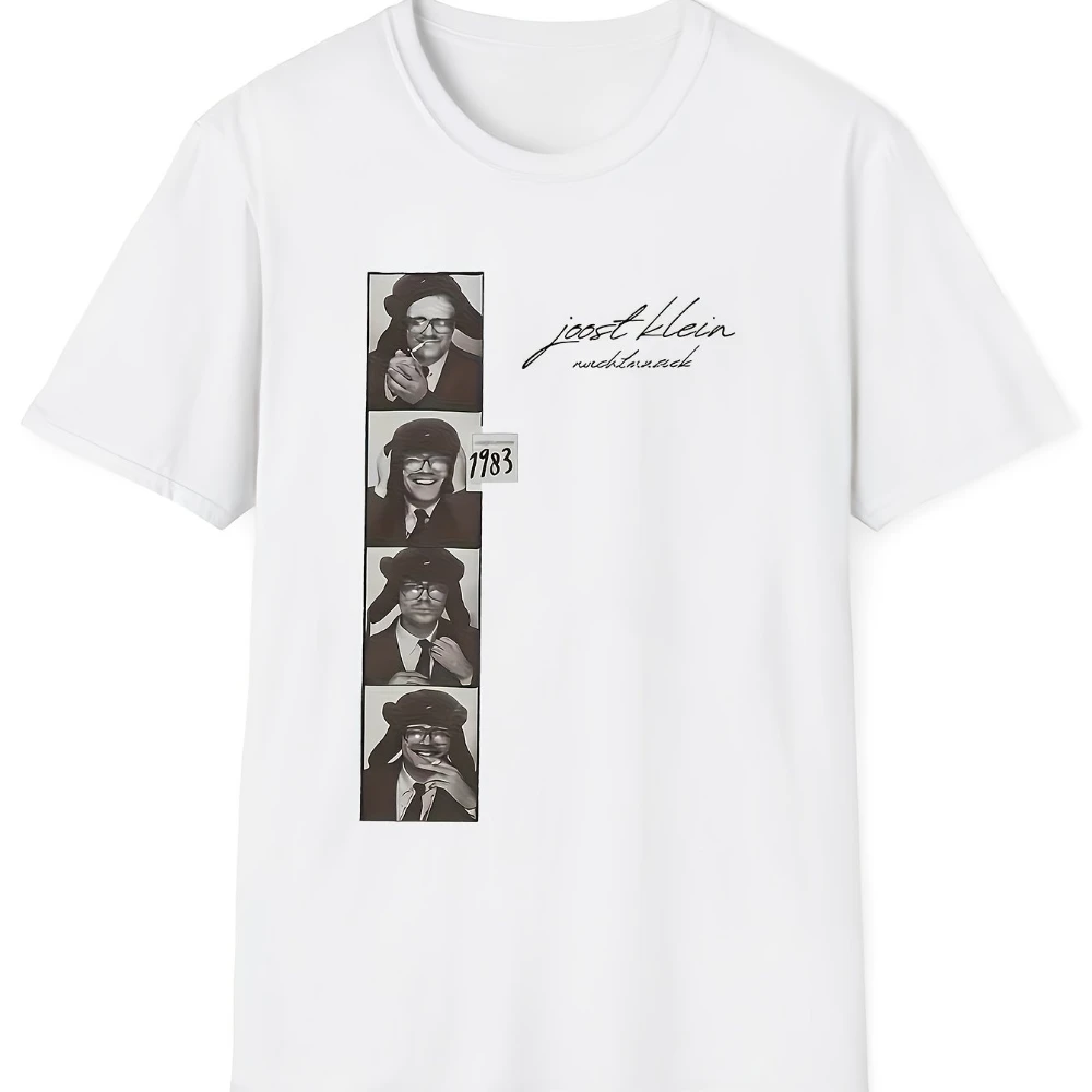 Men's Joost Klein 1983 Vintage T-Shirt Retro 80s Joost Klein Band Album Art Print Soft Breathable Loose Fit Short Sleeve Tee