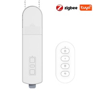 Tuya Zigbee Smart Roller Curtain Motor DIY Motorized Chain Roller Blinds Shade Shutter Drive with Remote Alexa Google Home Alice