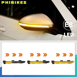 For VW Golf MK7 7 GTI R GTD Dynamic Blinker 2pcs LED Turn Signal Mirror Light 2013 2016 2017 2019 2020