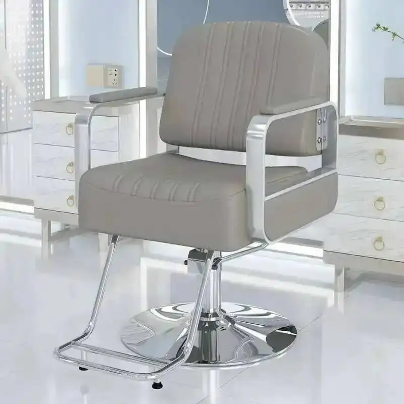 

Chair Swivel Multifunctional Beauty Hair Salon Luxury Stylist Pink Professional Barber Promotion Styling Lashes Tilted Sofa Shop
