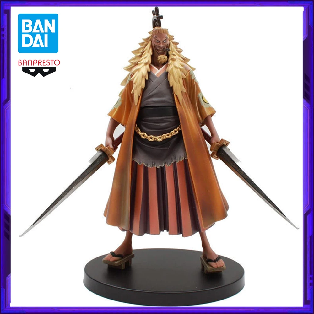 

In Stock Bandai Original Banpresto ONE PIECE DXF Shiki Anime Action Figure Model Figures Toys