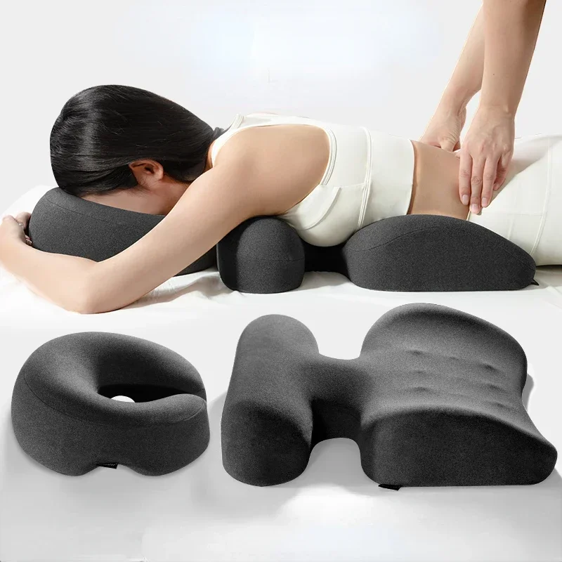 Beauty Salon Beauty Bed Massage Special Pillow,U-shaped Relaxing Massage Pillows,Hole Facial Face Pad, Bed Massage Chest Cushion