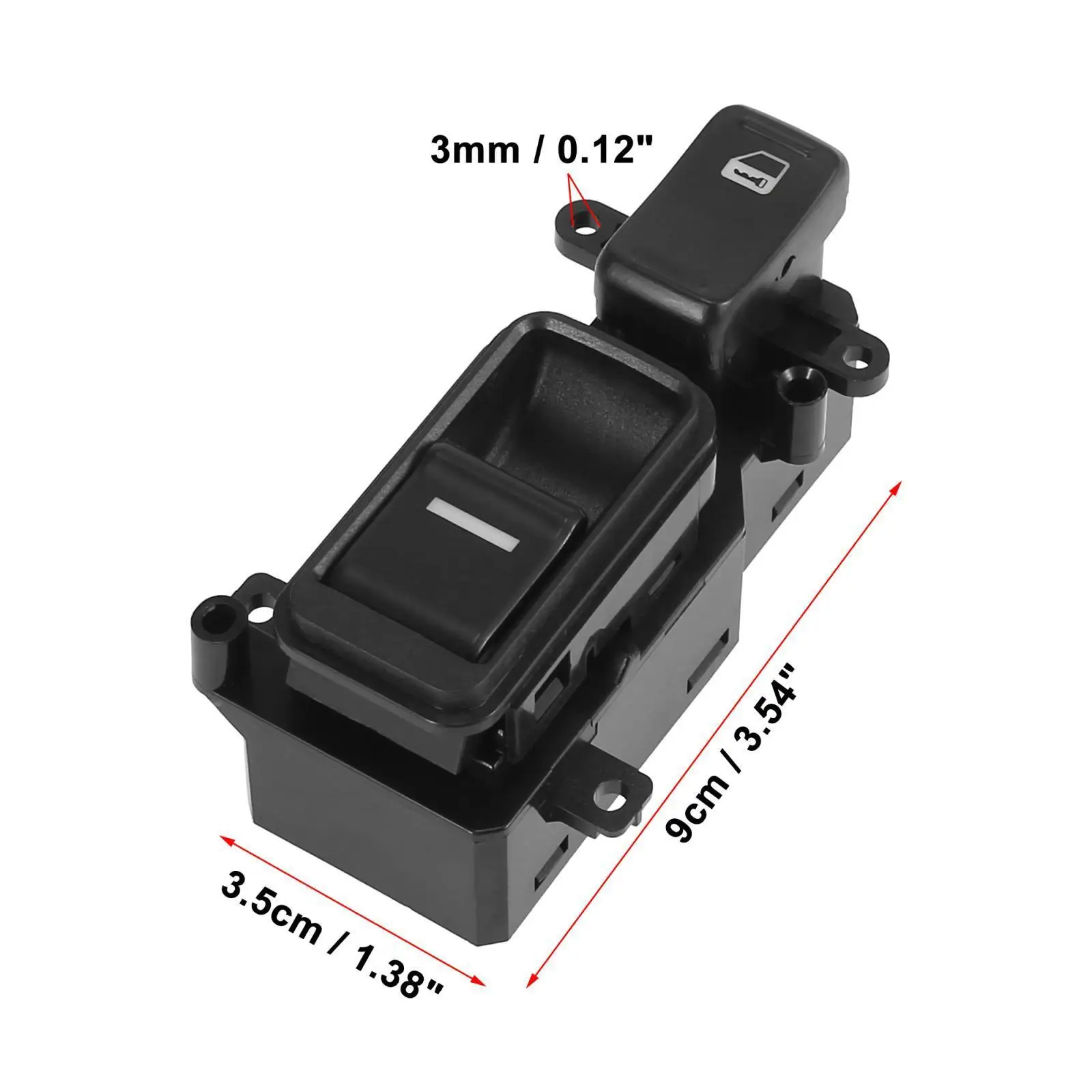 

Passenger side power window switch suitable for 35760-SDA-A21 Honda Odyssey 05-08-