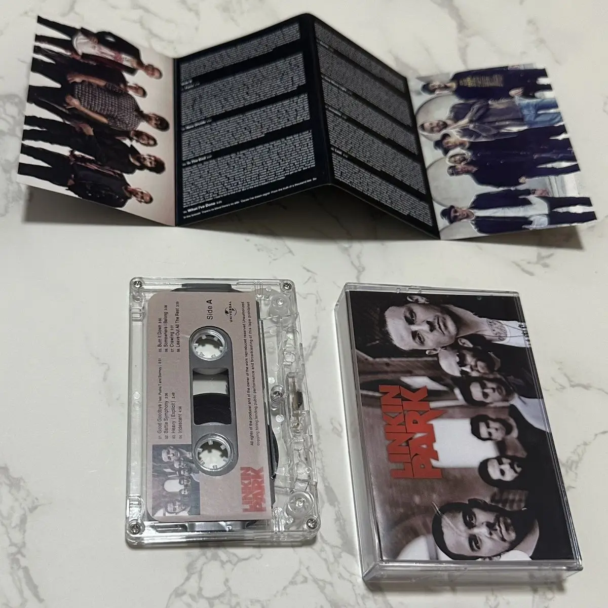 In Stock Linkin Park Cassette Tape, Nu Metal Vocal Album, Brand New Sealed Vintage Tape With Full Lyric Booklet view 3
