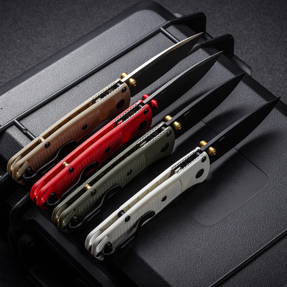 العلامة التجارية الجديدة عالية الجودة ميني رقم. 533 سكين للفرد باستخدام الحاسب الآلي صلابة عالية حادة التخييم في الهواء الطلق سكين محمول قابل للطي #6