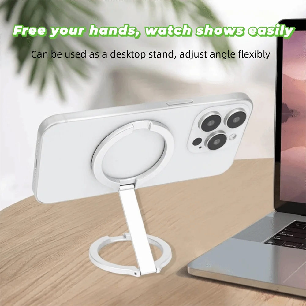 

Подставка, двухсторонняя магнитная ручка для телефона, портативный складной держатель для телефона, металлический универсальный автомобильный держатель для смартфона