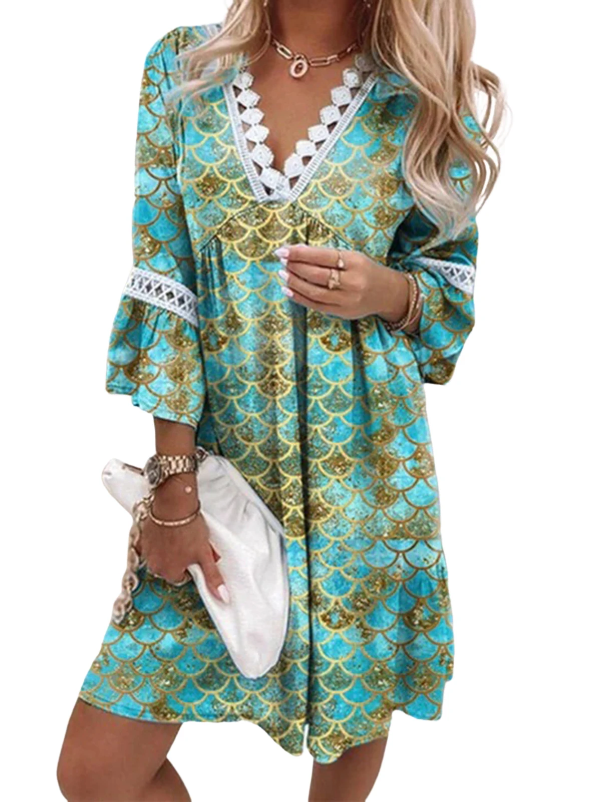 basic-color-lace-maxi-dress-women-loose-midi-dress-summer-2019-milk-silk-material-no-brand-registered-trademark