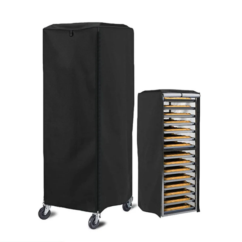 

Waterproof Dustproof Cake Stands Covers: Single-Door Protective Shields For Cake Stands Racks Oxford Cloth Bread Shelf Cover New