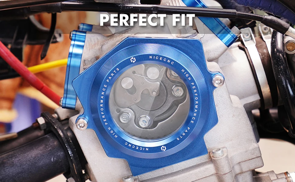NICECNC Für Yamaha Raptor 700 YFM 700 2006-2026 ATV Nockenwellenabdeckung & Ölfilterabdeckung Schutzkappe für Raptor 700R – Detail 7