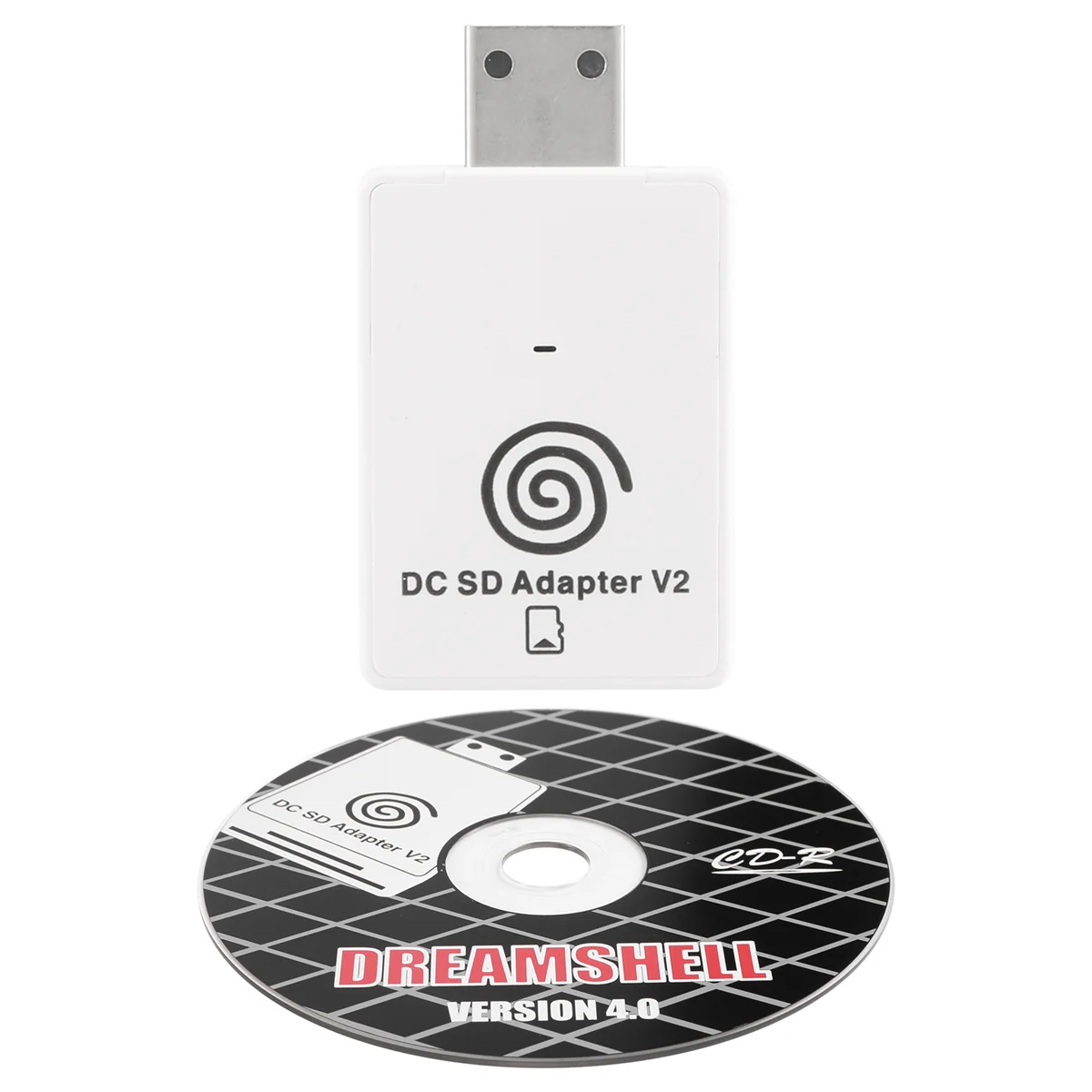 

A62T-Dc Sd Tf Card Adapter Reader V2 Voor for Sega Dreamcast En Cd Met Dreamshell Boot Loader