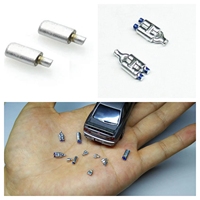 2pcs 1/64 Car Automobile Exhaust Pipe Gas Vent Pipes Modification Parts for 1:64 Diecast Cars Hot Wheel/Matchbox/Domeka/JDM