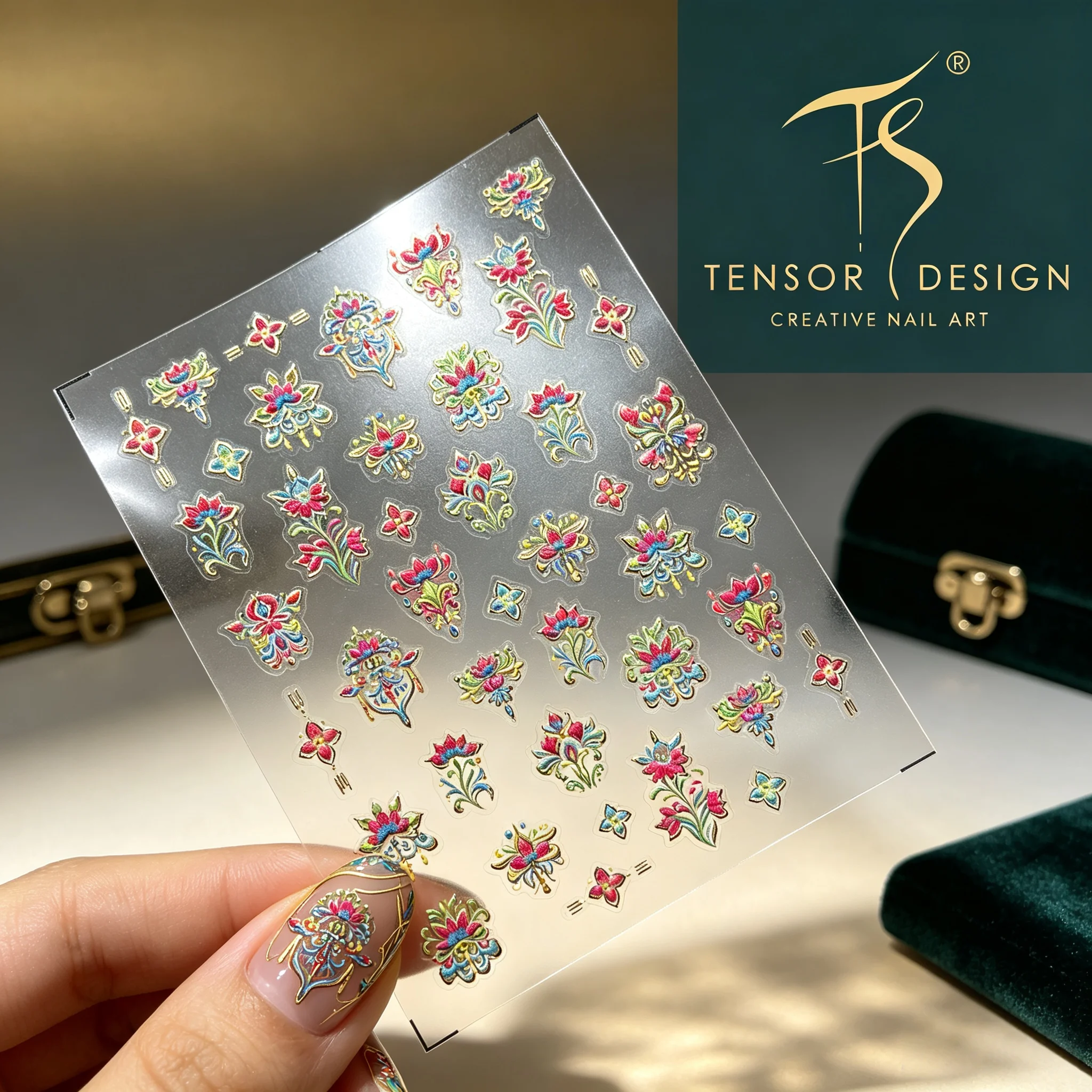 Autocollants floraux pour ongl - Nail Art Elegan avis et prix