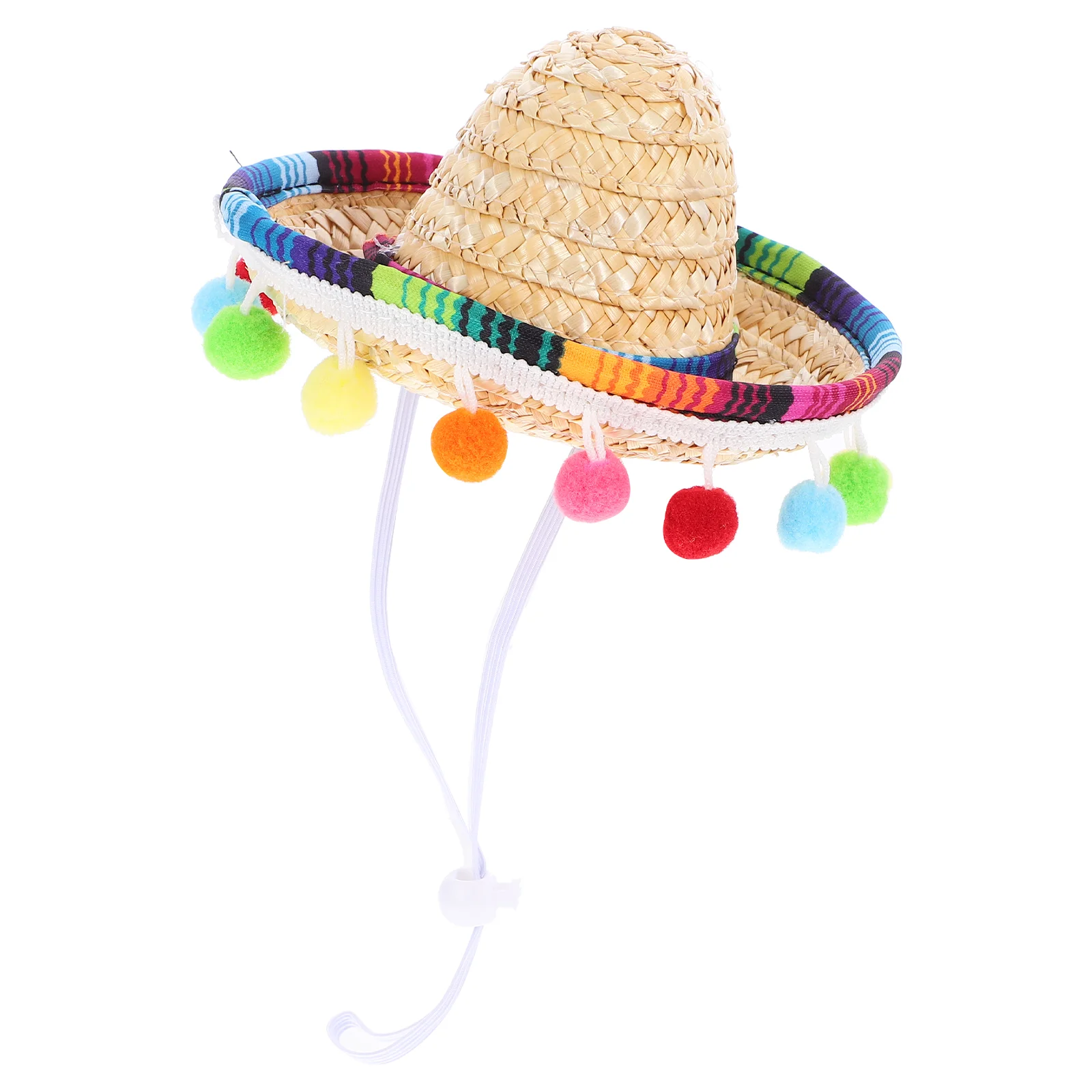 

Mexican Hat 41 Chin Strap Small Sombrero Carnival Party Decoration Women Polyester Fiesta Hats Adjustable Secure Dance Fun