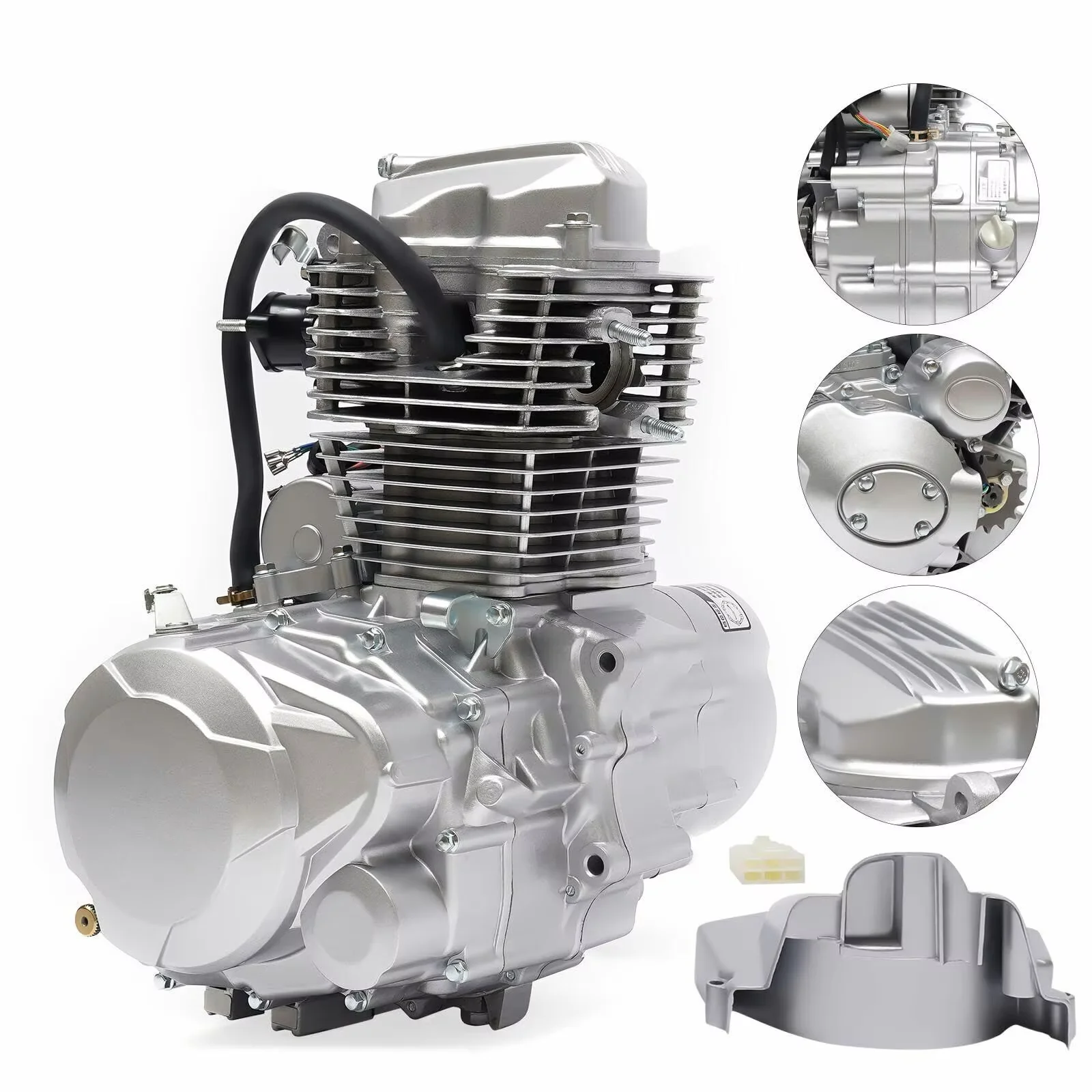 

CG250 4-Stroke 200CC 250CC Vertical Motorcycle ATV Engine Set with 5-Speed Manual Transmission