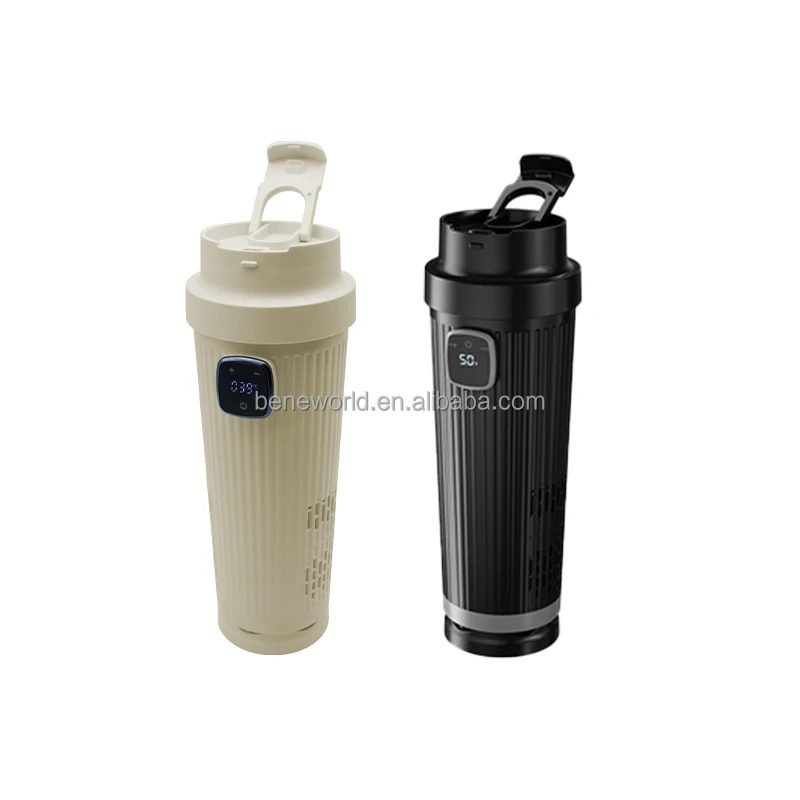 Portavasos portátil 2 en 1 para coche inteligente, pantalla táctil, Control de temperatura, calentamiento/refrigeración rápida, recordatorio de bebida, grado alimenticio, 1 año