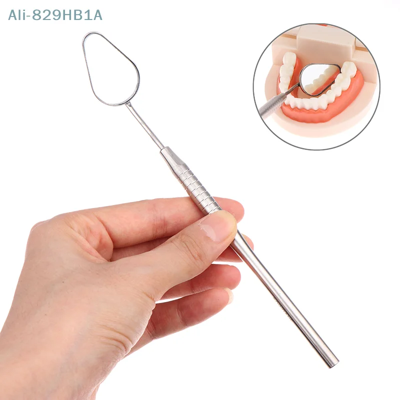 Dental Mouth Mirror Odontoscope Oral Care Teeth Clean Examination Hygiene Glass Mirror Front Surface Mirror Handle