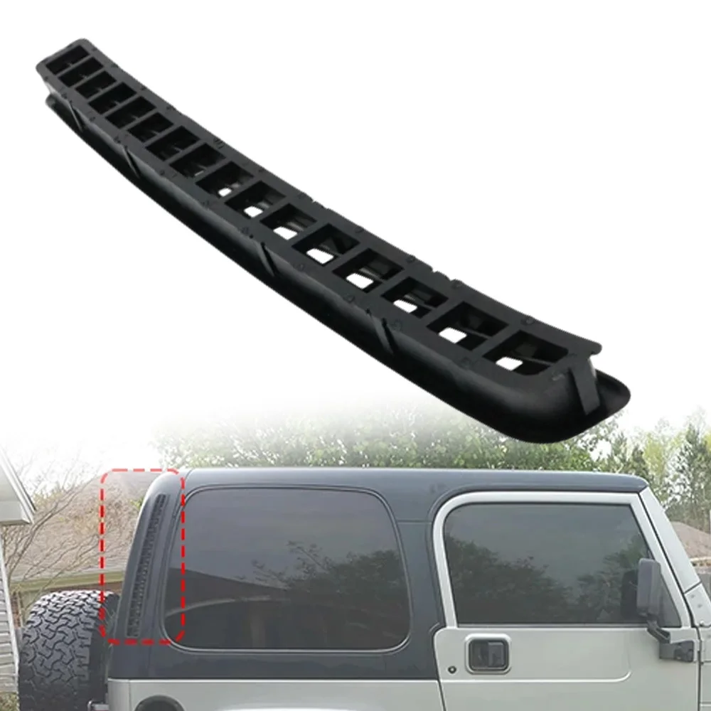 

For Jeep Wrangler TJ 1997 1998 1999 2000 2001 2002 Left Right Hard Top Grille Exhauster Vent 55036307 55036306