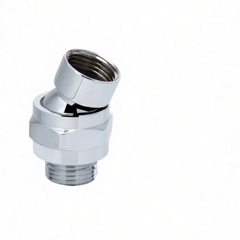 Adjustable Shower Arm Adapter Brass Connector 360 Swivel Elbow Joint G1 2 Thread Fitting For Home Bathroom Accessory