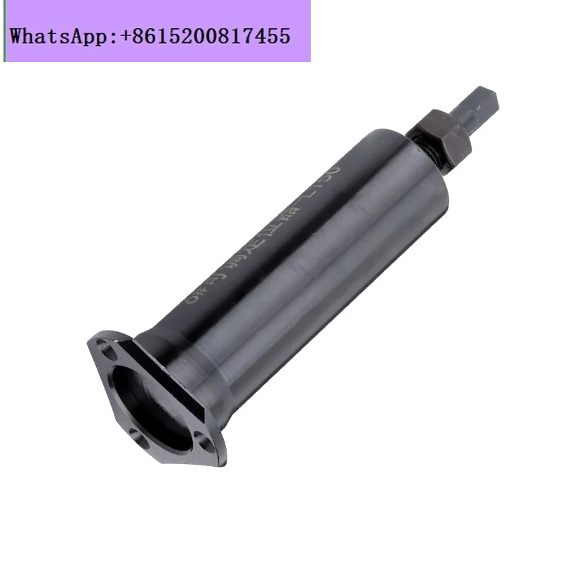 Hollow hydraulic chuck positioner Lathe accessories Cover backer Long shaft Adjustable dust cover 6.8.10 inch