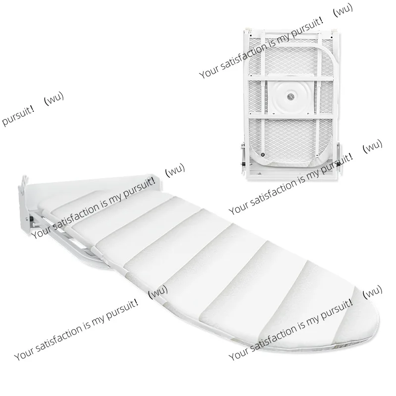 Household ironing board, foldable 180-degree rotation, wall-mounted