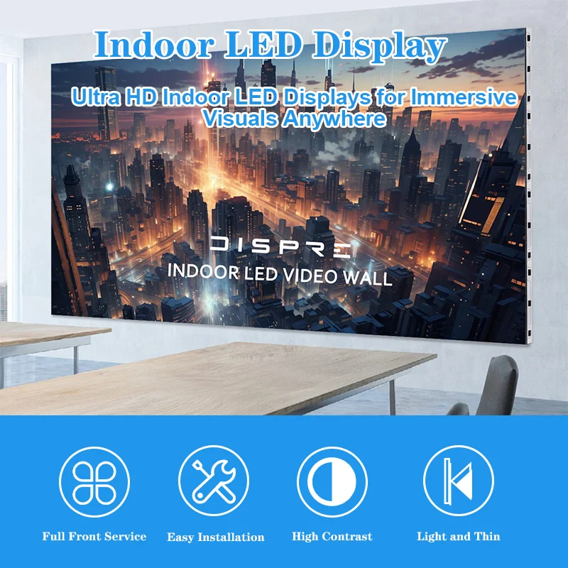 P1.5 P1.8 P2.5 P3 Full Scene Adaptation Indoor LED Video Wall Panel High Resolution LED Display Screen