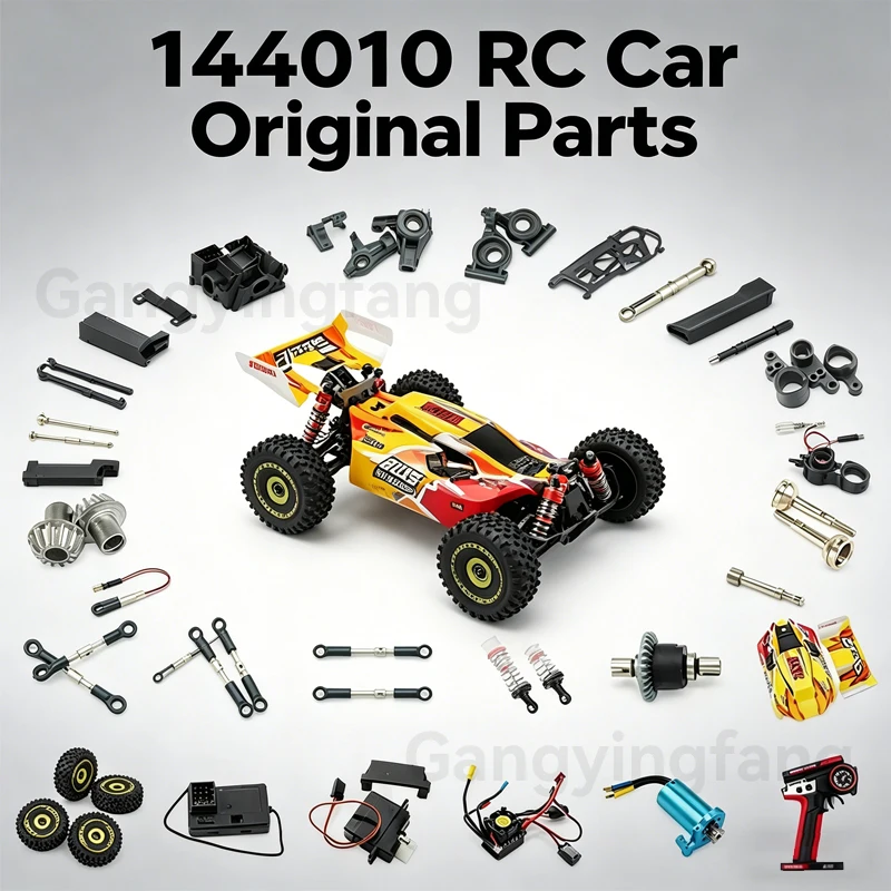 

Wltoys144010 Brushless Motor ESC Electronic Speed Controller for RC Car with Rudder Tire Differential Shock Absorber Remote Cont