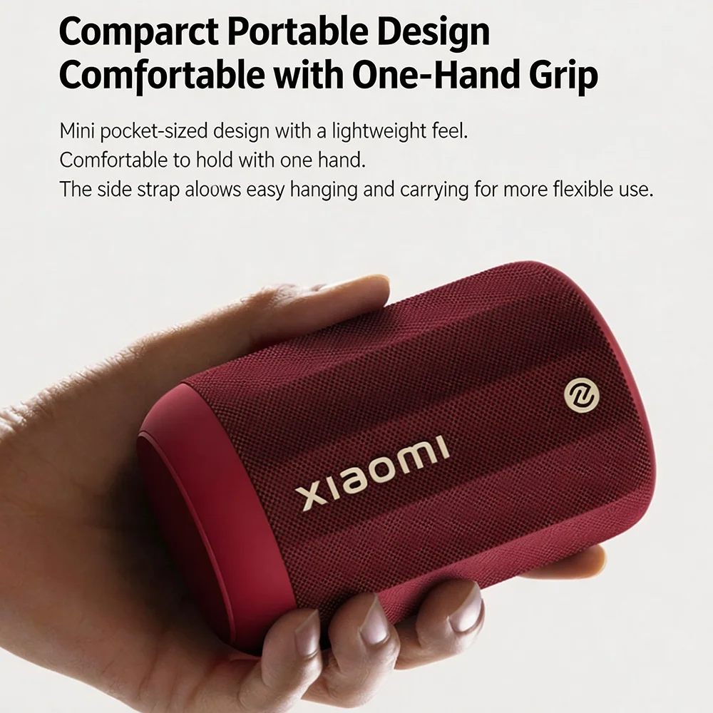 Xiaomi Bluetooth Speaker Mini ASM01A Bluetooth 5.3 RGB  Light IP67 360°Omnidirectional Stereo Outdoor Portable Sound Mi-Home APP