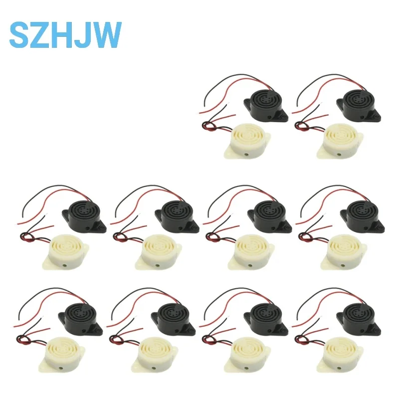 1/5/10pcs DC 3-24V 12V 95DB Alarm High-decibel DC12V Electronic Buzzer Beep Alarm Intermittent Continuous Beep For Arduino