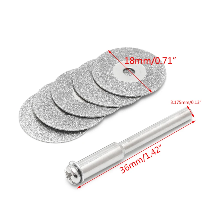 5pcs/lot Dremel Accessories Diamond Grinding Wheel Saw Circular Cutting Disc Dremel Rotary Tool Diamond Discs