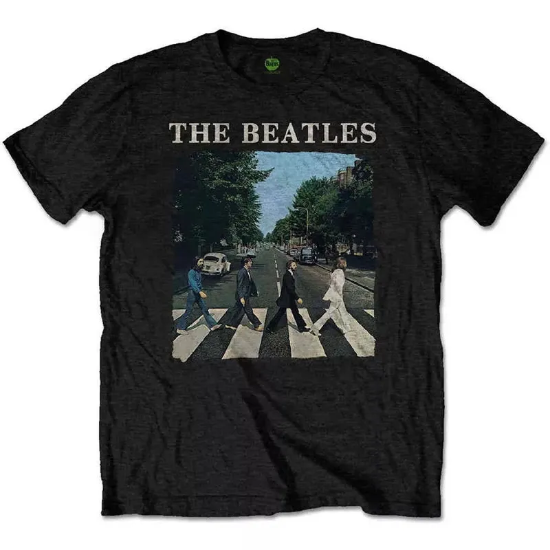 1970 The Beatles Abbey Road The Beatles' Casual Cotton Graphic Print T-shirt Men's and Women's Luxury Band Brand Top Streetwear
