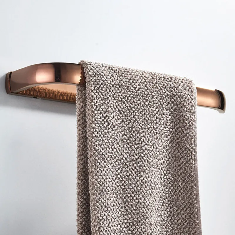 bathroom accessories towel rack holder hanger Hardware pendant Modern simplicity Rose gold Copper