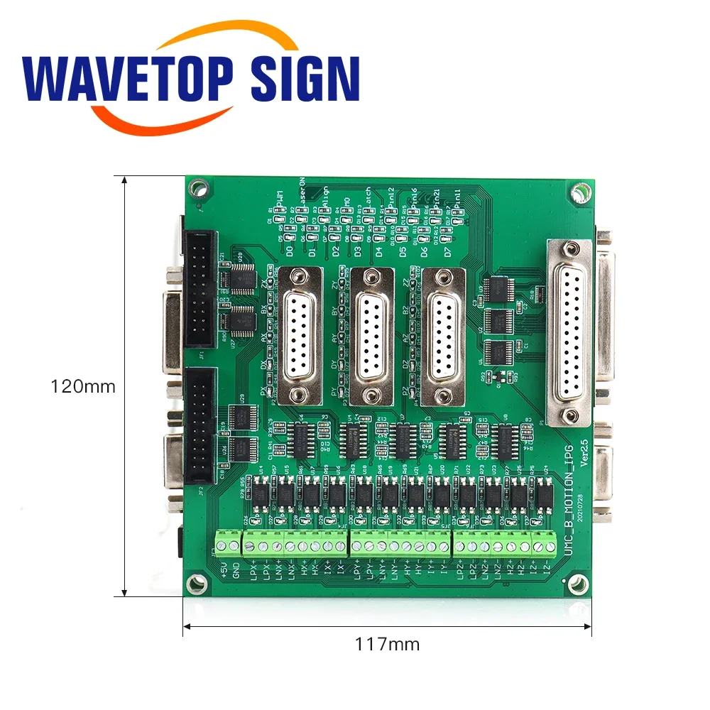 Карта управления лазерной маркировкой WaveTopSign UMC4, USB-интерфейс, все цифровые Высокопроизводительные специальные карты для лазерной маркировочной машины