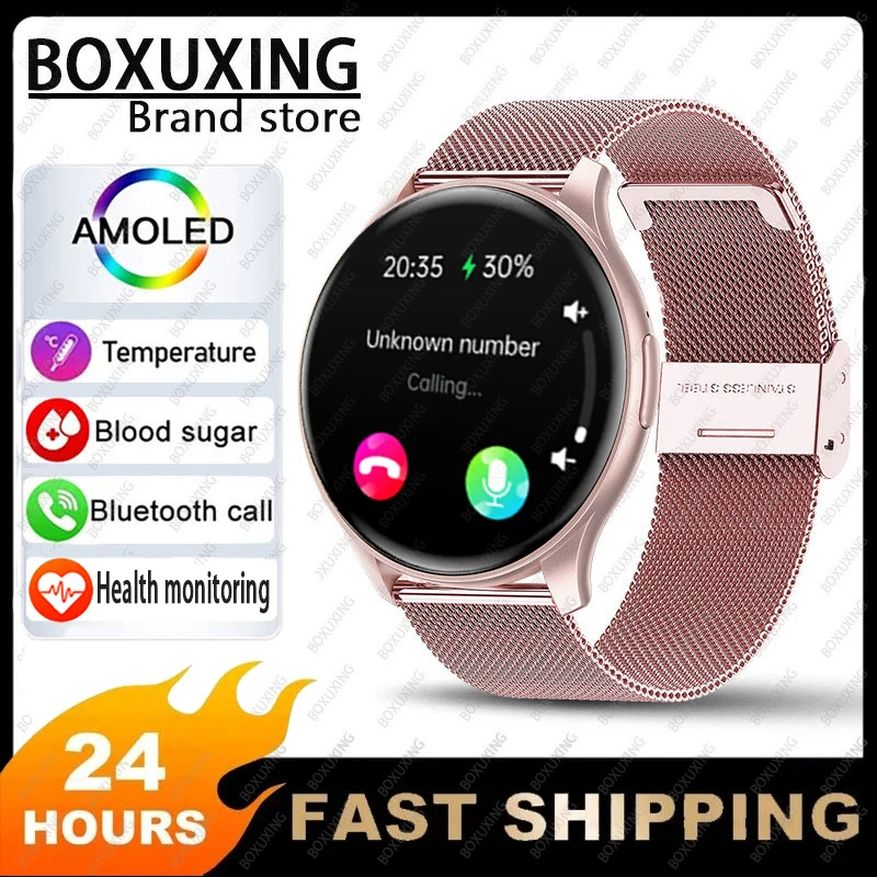 Montre intelligente de sport étanche pour hommes et femmes, appel Bluetooth, écran HD AMOLED 2024x1.43, moniteur de santé, 466 pouces, nouveau, 466