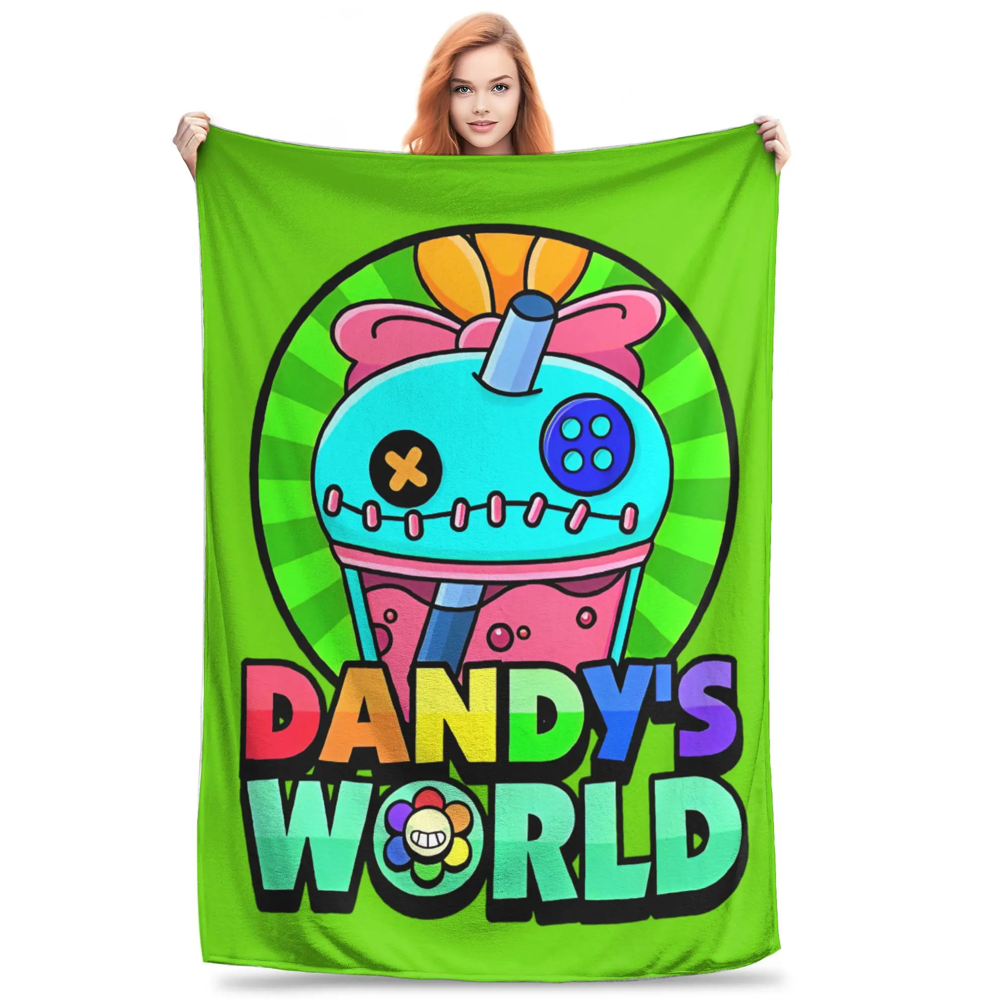 

Dandys World Scrump Flannel Blanket Funny Throw Blanket for Bed Sofa Couch 125*100cm Quilt