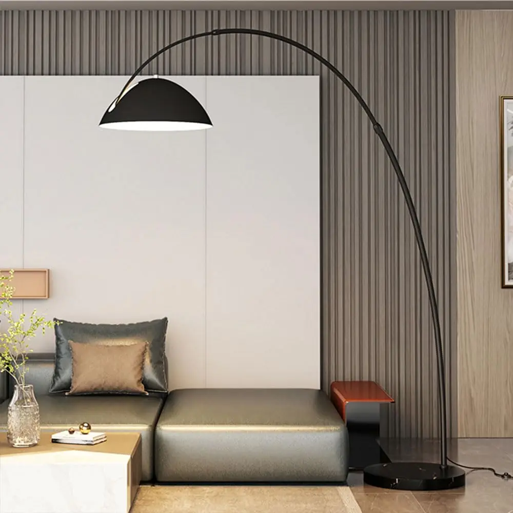 

Торшер Nordic Arc из полированного металла, декоративный вертикальный светильник для гостиной, с выдвижной штангой, высокий, на заказ