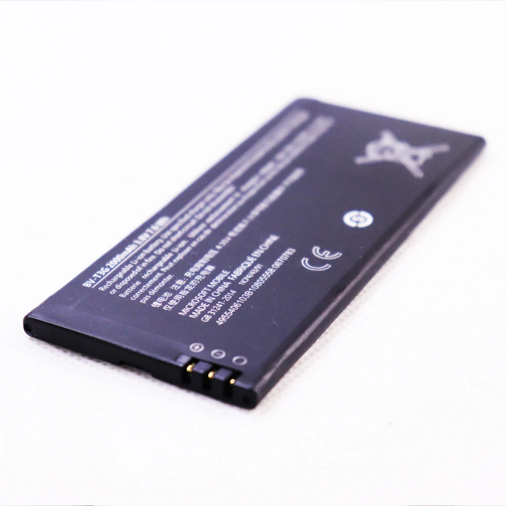 BV-T3G 3.8V 2000mAh For Nokia Microsoft Lumia 650 RM-1154 BVT3G BV T3G BV-T3G 2000mAh  External Battery