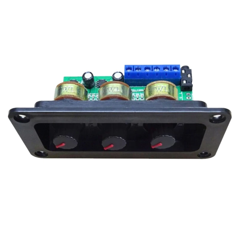 Digital Power Amplifier Board Stereo Amp NS4110B Sound Amplifier 2X20W HIFI Amplificador Treble Bass Tone, With Panel