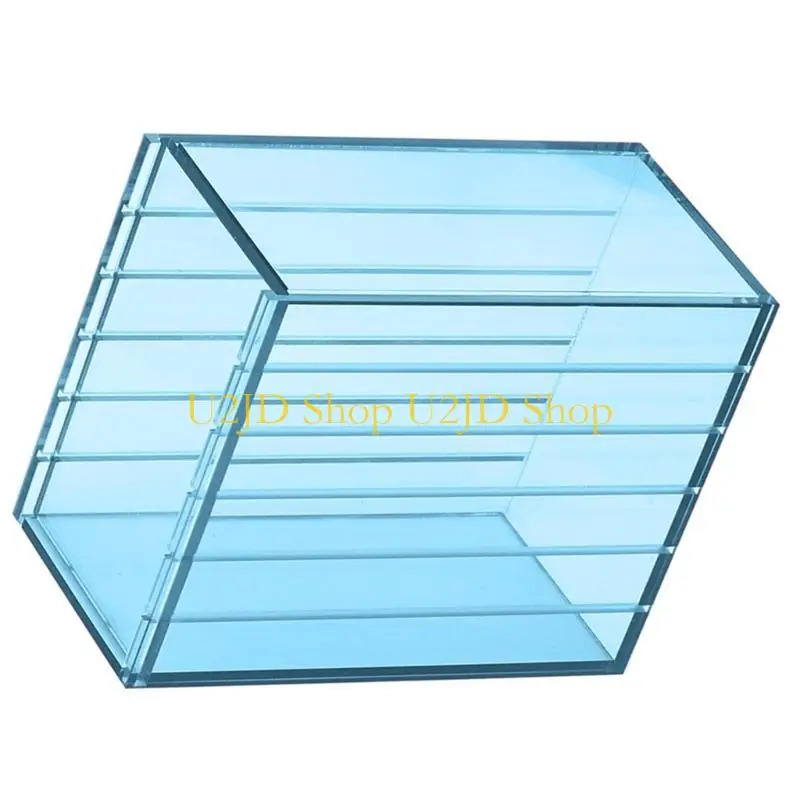 U2JD Eyelash Storage Box 5 Layers False Eyelash Case Lash Display Organizers Acrylic Eyelash Storage Case Lash Organizers