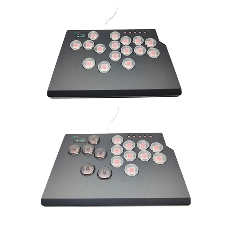 16Keys Arcade Stick All-Button Controller Joystick Hitbox Controller For Pc/Ps3/Ps4/Ps5/ Steam Arcade Pc Gift