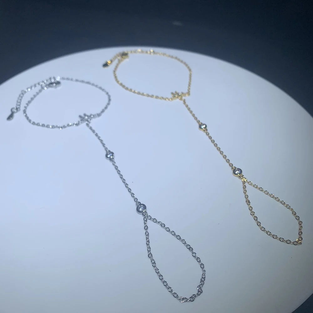 Silver Gold Color Micro Paved 5A CZ Chai Charm Hand Chain Bracelet for Women 2026 New Amulet Jewish Judaism Sign of Life Jewelry