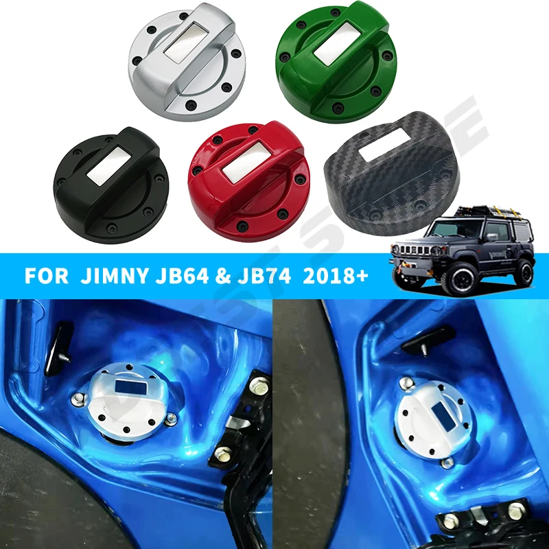 1Pcs ABS Gas Fuel Tank Cap Trim Cover For Suzuki Jimny Gen4 JB64 JB74 2019 2020 2021 2022 2023 Car Accessories Decoration