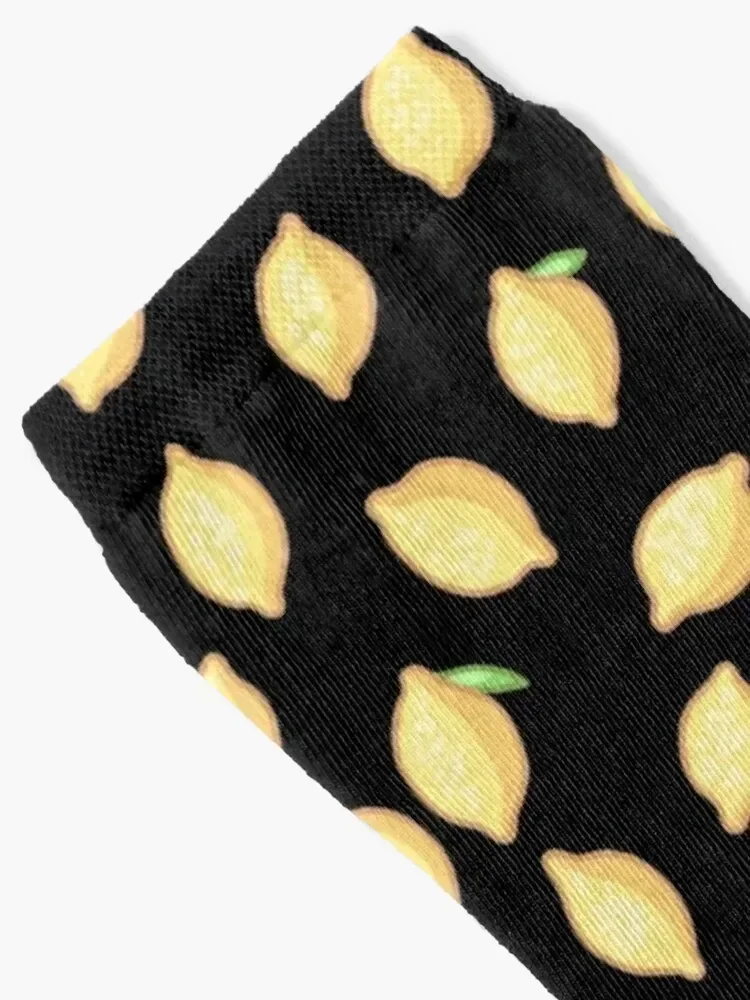 Lemon Socks soccer anti-slip Heating sock cartoon Women Socks Men's