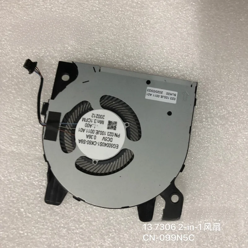 

H FOR Dell Inspiron 13 7306 2-in-1 Fan CN-099N5C