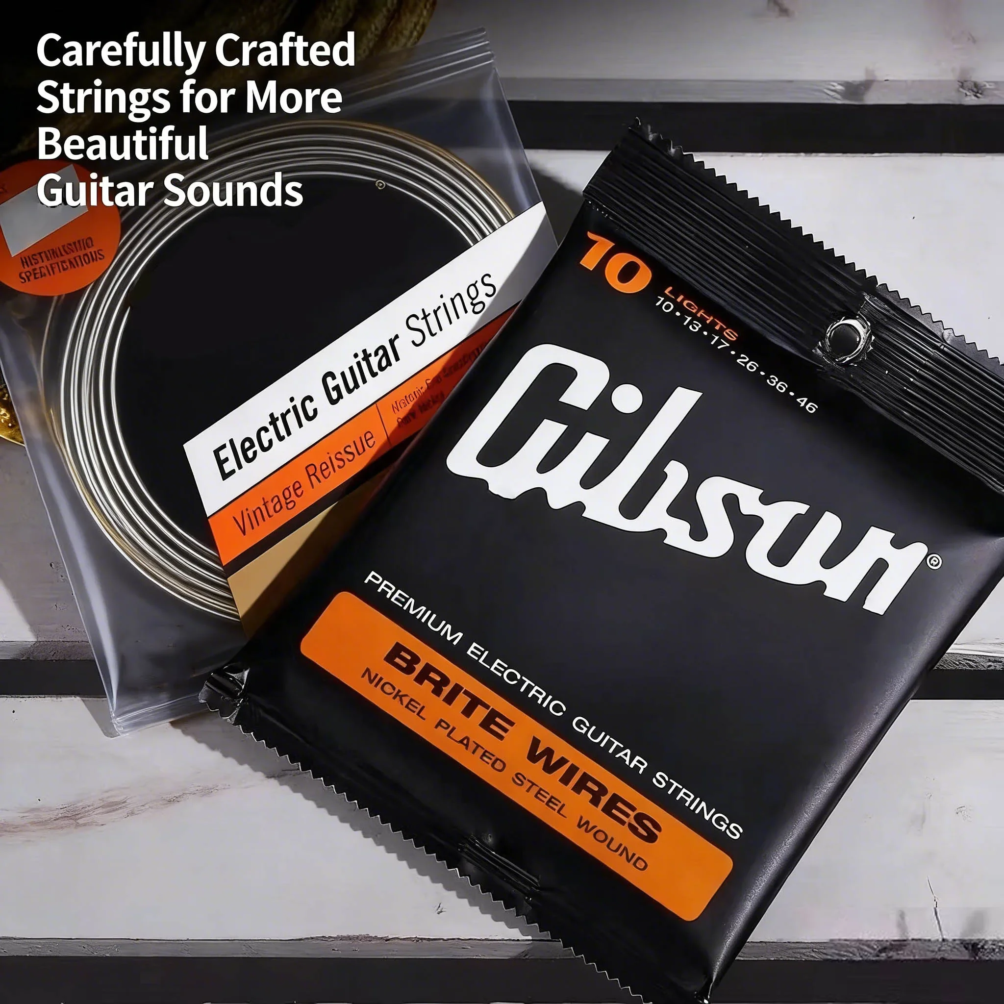 

Electric Guitar Strings Phosphor Bronze Acoustic Guitar Strings 09 10 11 12 Nickel Plated WoundGuitar Accessories